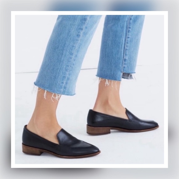 Madewell Shoes - Madewell The Frances Leather Loafer Dried Olive 10